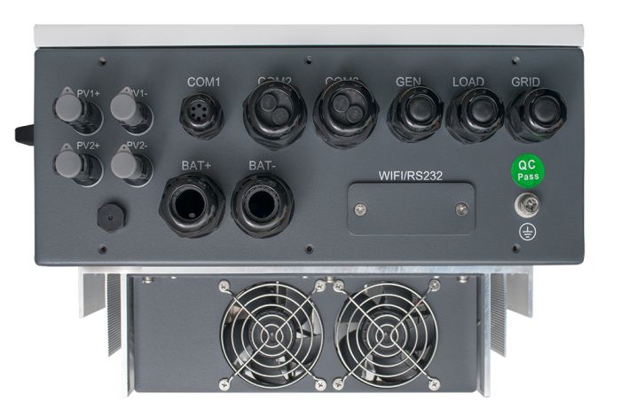 Інвертор гібридний однофазний e.inv.h1.industrial.48.8000 48/230В 8000Вт i096002 E.NEXT i096002