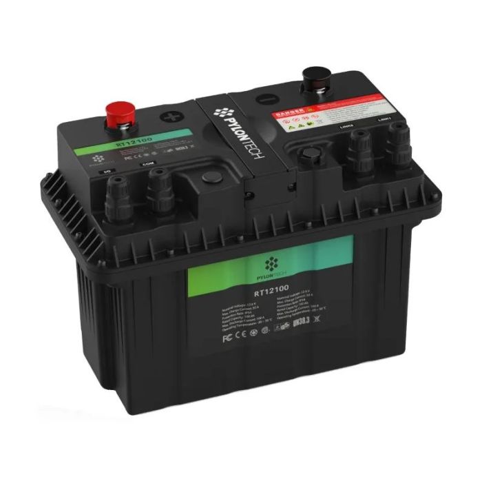 Акумулятор 100А 12В LiFePO4 1,28 кВт/год Pylontech RT12100G31 + BMS