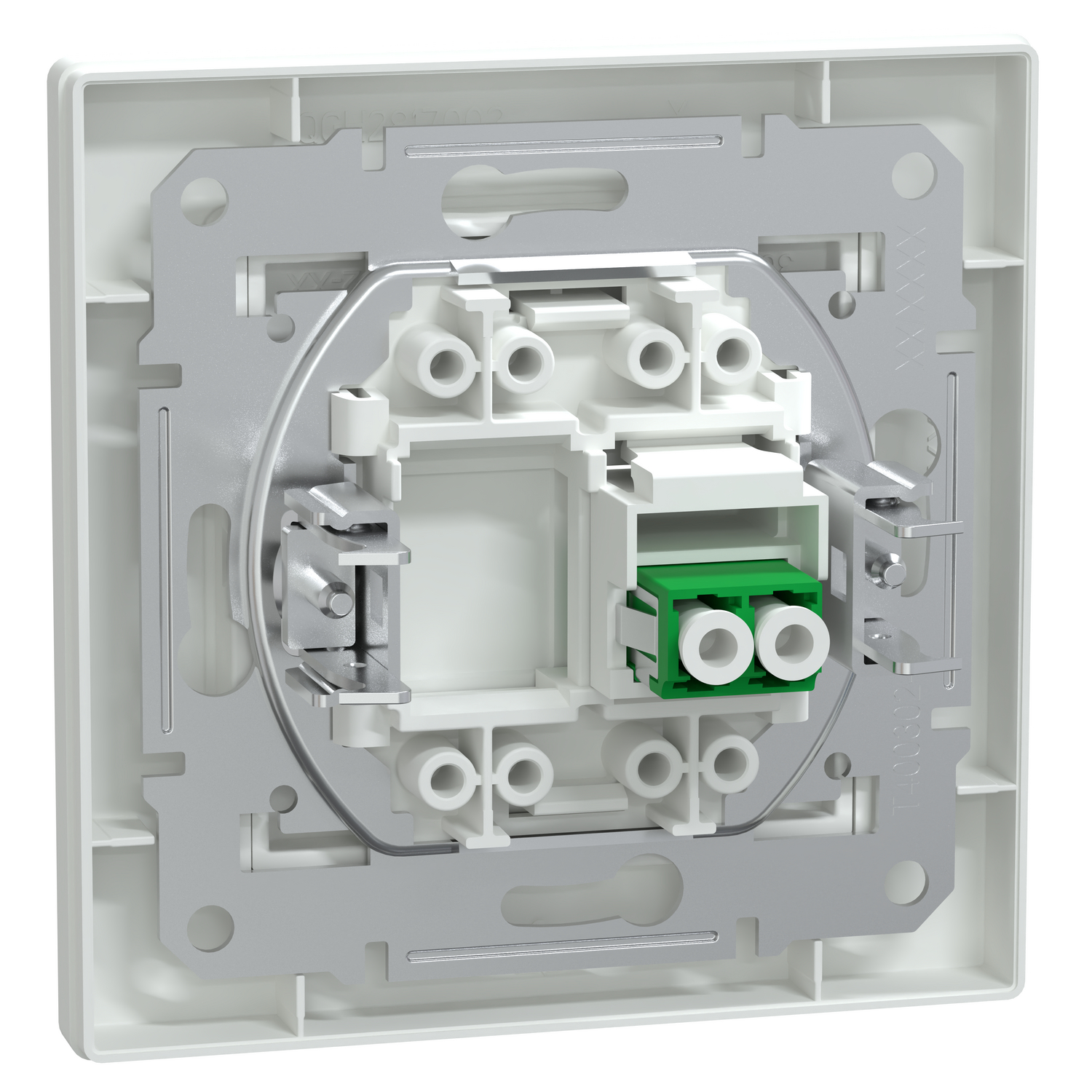 Розетка волоконно-оптична дуплекс Asfora Schneider Electric EPH4600121 біла купити