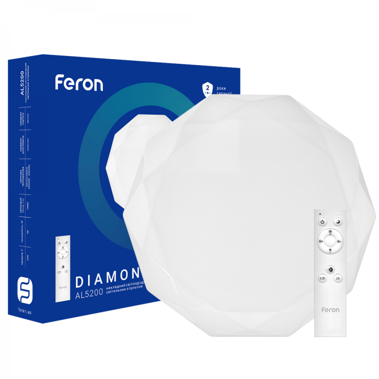 Светодиодный светильник Feron AL5200 DIAMOND 36W (29635) купити