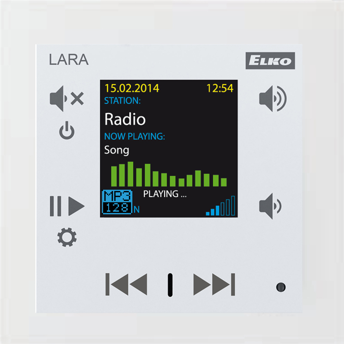 LARA Radio металлик ледяной купити