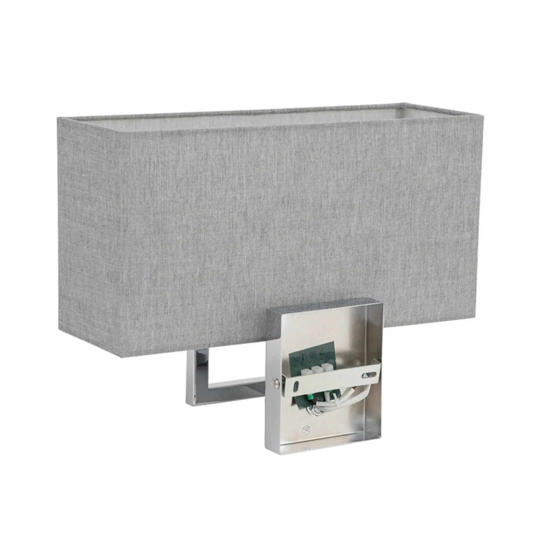 Бра Nowodvorski 11792 Hotel Mood E27 2x10W IP20 сірий купити