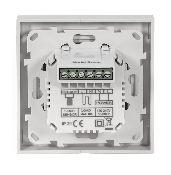 Регулятор для теплої підлоги Easytherm ET-30 Білий, сумісний з Schneider Unica New (E5930) купити