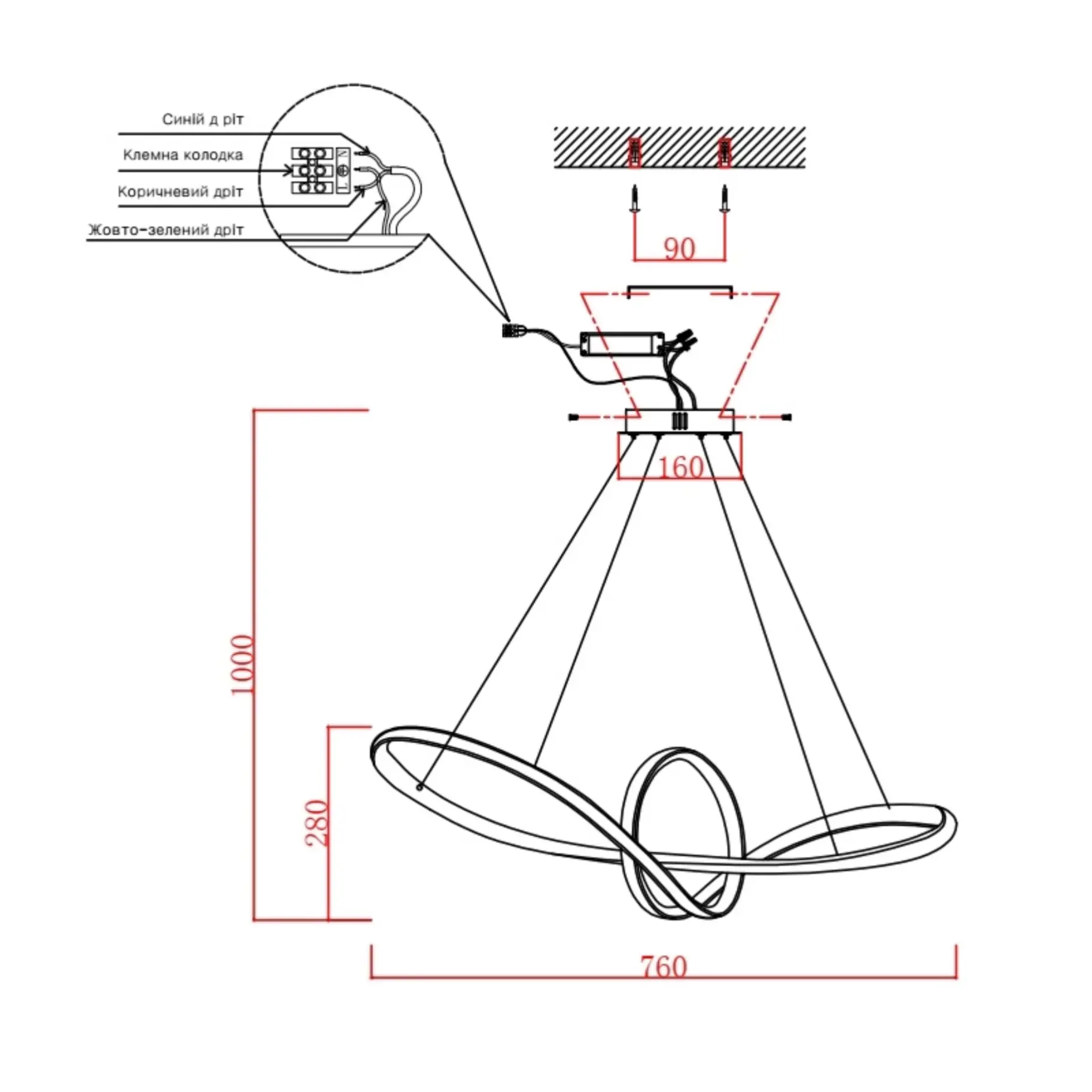 Люстра Laguna Lighting 25873-45 (59498) купити