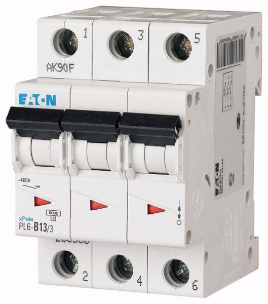 Автоматический выключатель Eaton PL6-C13/3 (286600) купити