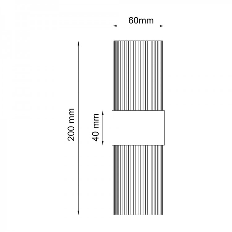 Архітектурний накладний світильник Ardero DH0149ARD KAMO під лампу чорний (80889) купити