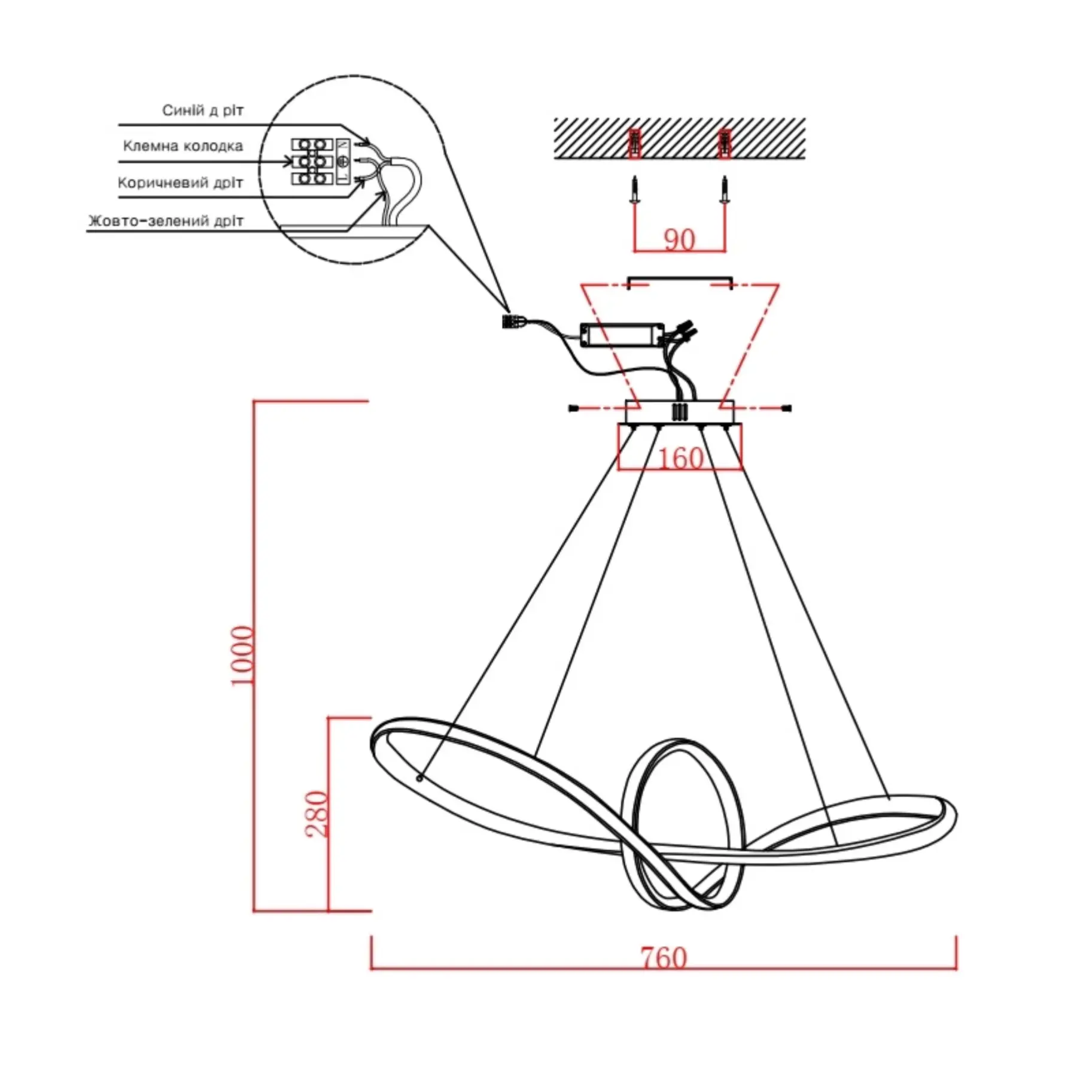 Люстра Laguna Lighting 25863-45 (59497) купити