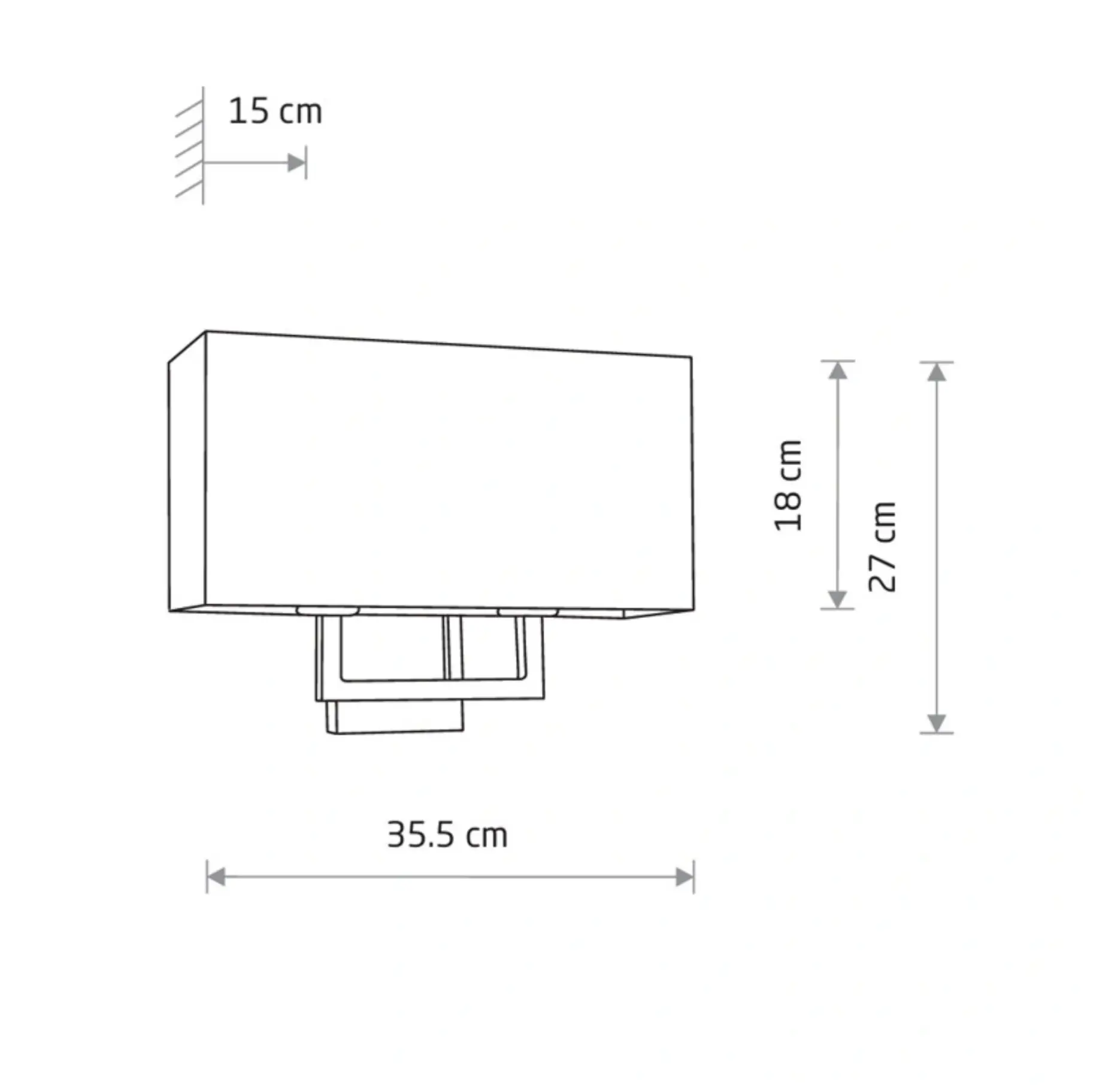 Бра Nowodvorski 11792 Hotel Mood E27 2x10W IP20 сірий купити