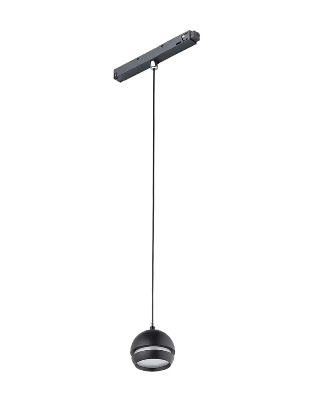 Магнітний трековий світильник Nowodvorski 10154 LVM Slot Led 1x5w 3000к 210Lm IP20 Bl