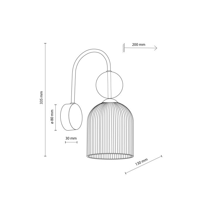 Бра TK LIGHTING 11140 SOPHIA