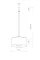 Підвісний світильник Nowodvorski 11652 Santana M E27 1x25W IP20 бежевий (36585)