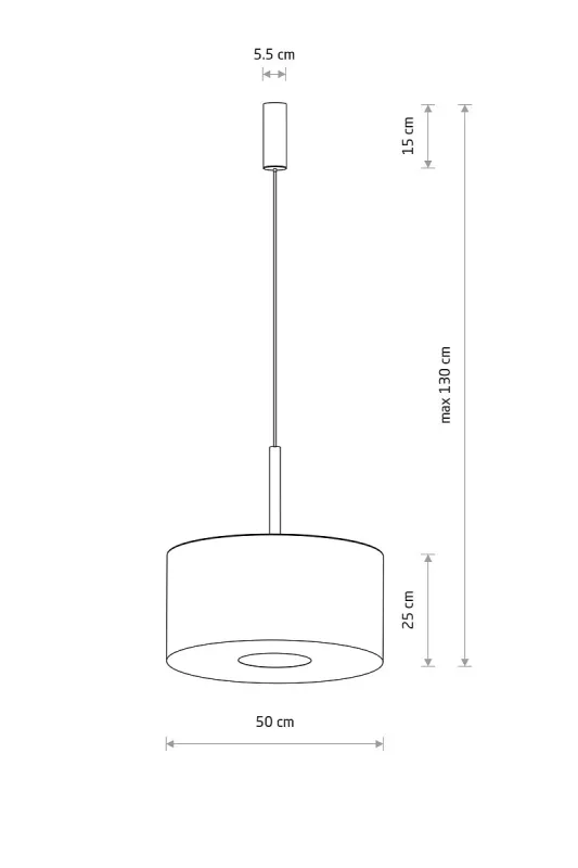 Підвісний світильник Nowodvorski 11652 Santana M E27 1x25W IP20 бежевий (36585)