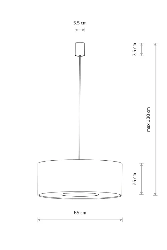 Підвісний світильник Nowodvorski 11675 Lago L E27 1x25W IP20 сірий (36322)