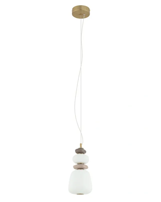 Підвісний світильник Nowodvorski 11702 Ceramic Vertical LED 1x12W 3000K 950Lm IP20 білий (36272)