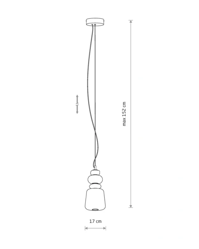 Підвісний світильник Nowodvorski 11702 Ceramic Vertical LED 1x12W 3000K 950Lm IP20 білий (36272)