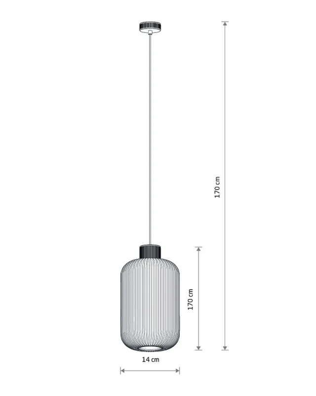 Підвісний світильник Nowodvorski 11968 Aurora A E27 1x25W IP20 бежевий