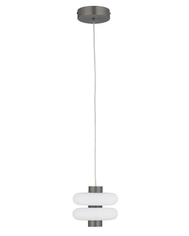 Підвісний світильник Nowodvorski 11981 Lunari LED 1x8W 3000K 450Lm IP20 сірий