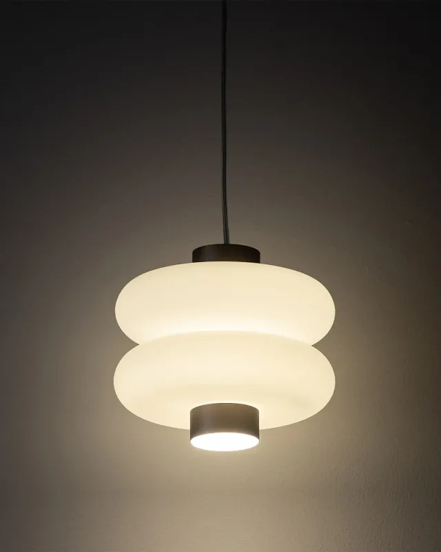 Підвісний світильник Nowodvorski 11981 Lunari LED 1x8W 3000K 450Lm IP20 сірий
