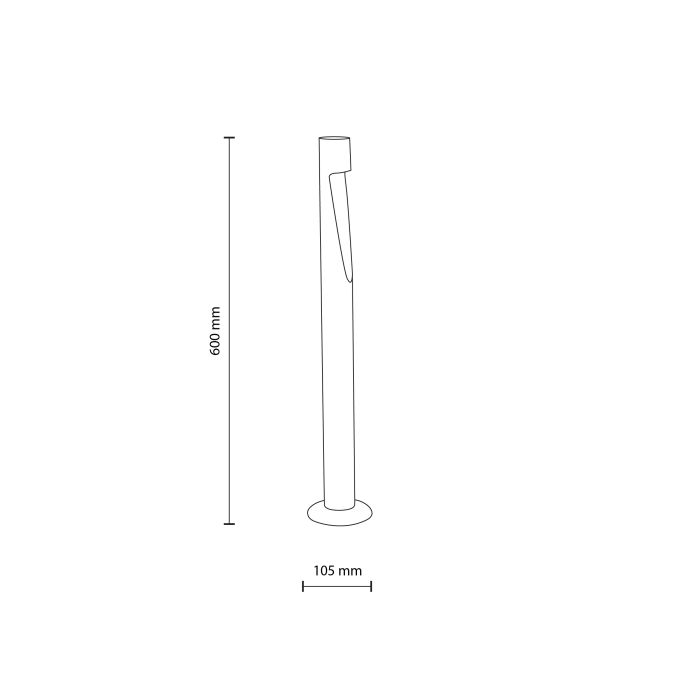 Парковий світильник TK Lighting 19002 Sena M, 5Вт, 150лм, 3000К, IP65
