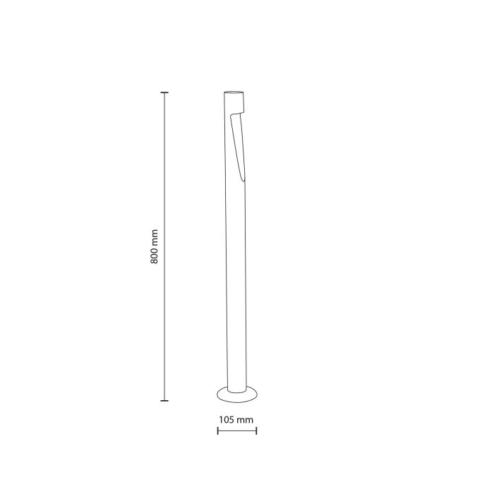 Парковий світильник TK Lighting 19003 Sena L, 5Вт, 150лм, 3000К, IP65