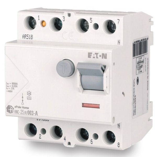 Диференційне реле (УЗО) 4p. EATON xPole Home HNC-40/4/003 тип А