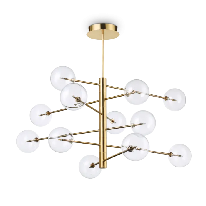 Люстра Ideal Lux EQUINOXE SP12 OTTONE ANTICO (200125)