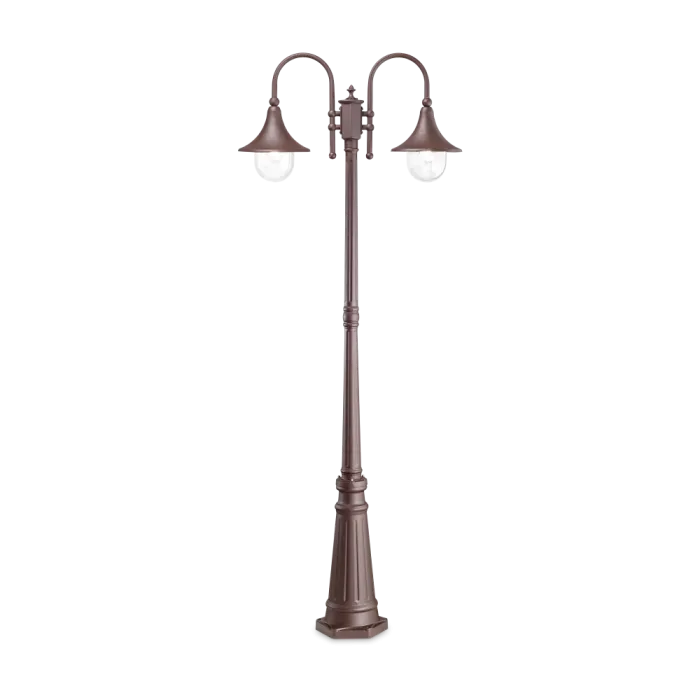 Вуличний світильник Ideal Lux 246840 Cima PT2 Coffee (12414)