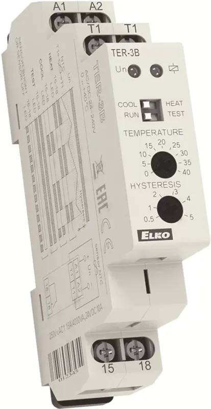 Термостат ELKO Ep 3840 TER-3B AC/DC 24-240V