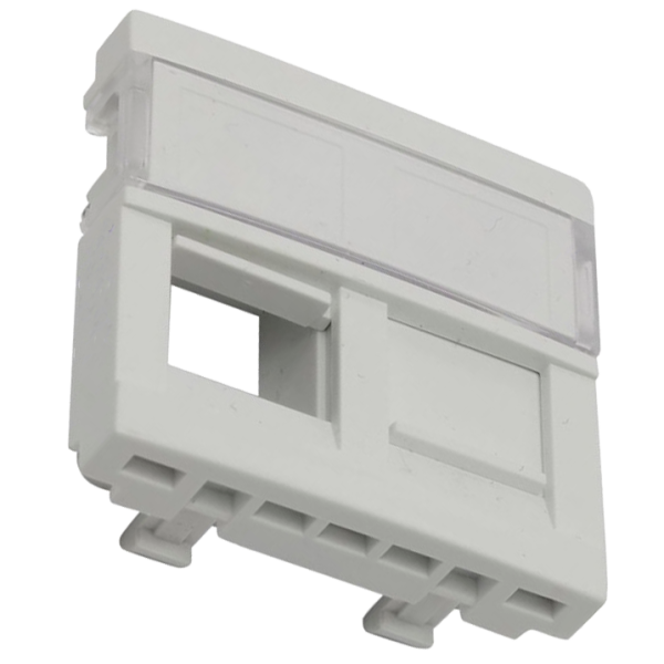 Панель для 2хRJ45 CONNECT-2 мод. білий матовий Quardo 45 (45971 SBM)