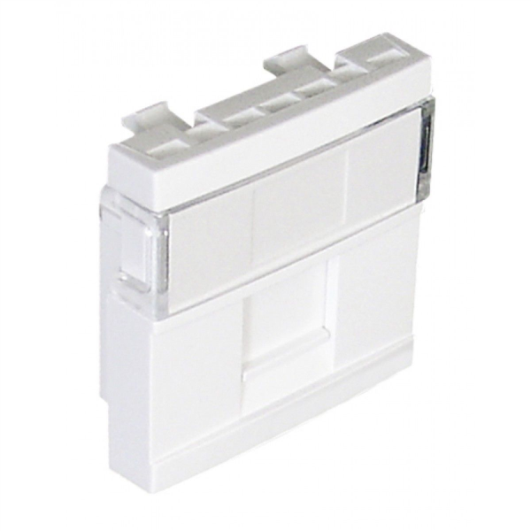 Панель для 1хRJ45 CONNECT-2 мод. Білий Quardo 45 (45976 SBR)