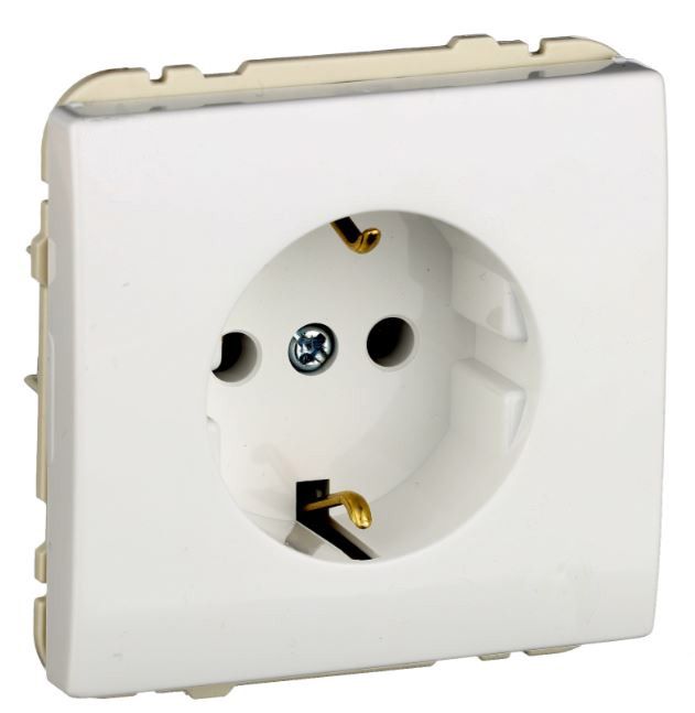 Розетка із заземленням Efapel APOLO 5000 Білий матовий (50131 TBM)