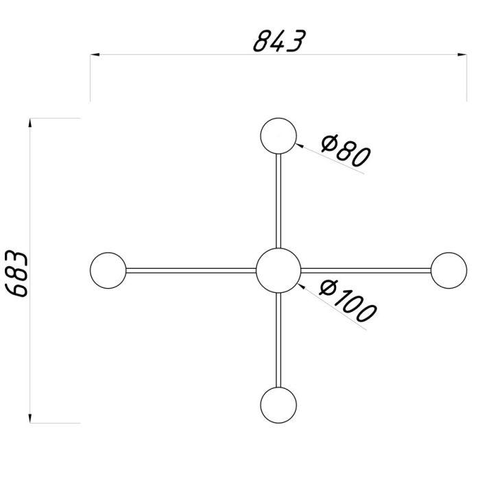 Люстра Imperium Light 728484.05.05 Antenna