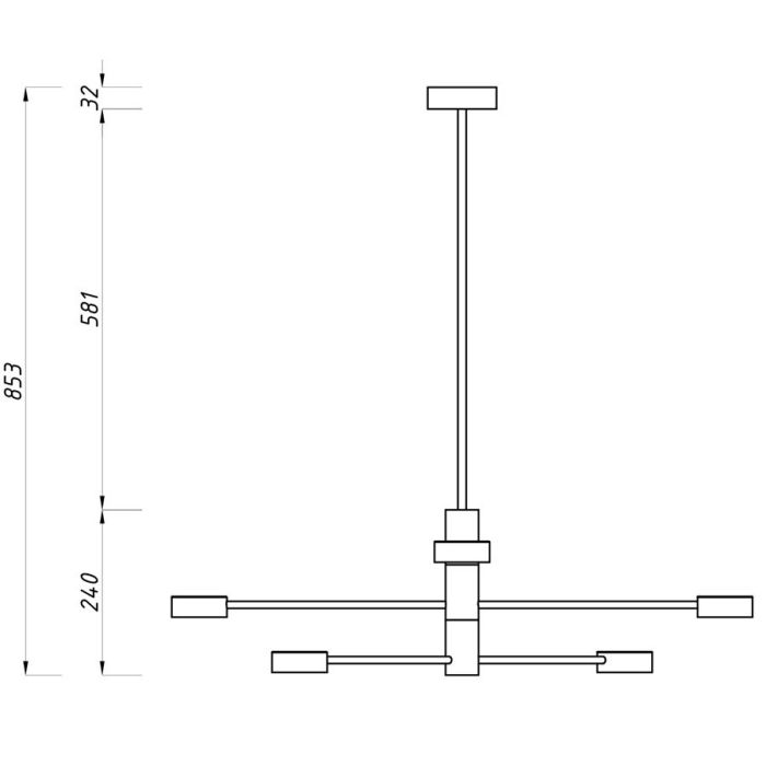 Люстра Imperium Light 728684.05.05 Antenna