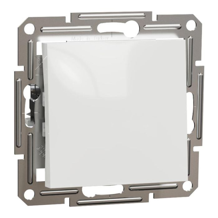 Прохідний 1-кл вимикач Asfora Schneider Electric EPH0470121 білий без рамки EPH0470121