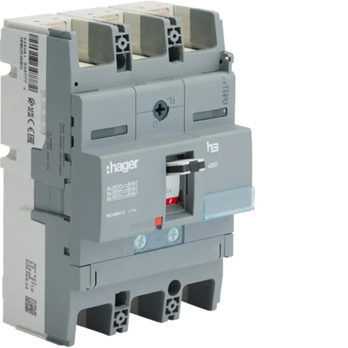 Автоматичний вимикач x250, In=250А, 3п, 40kA, Трег/Мрег HNB250H Hager HNB250H