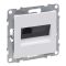 Розетка комп'ютерна 1-а RJ45 Cat5E/UTP Legrand SUNO 721150 білий
