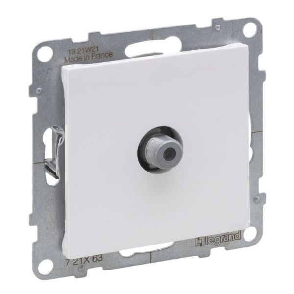 Розетка TV тип F «зірка» Legrand SUNO 721163 білий