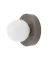 Бра Nowodvorski 11747 Clay M G9 1x12W IP20 коричневий (36278)
