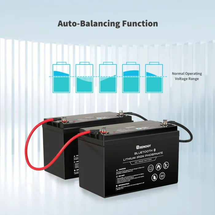 Літій-залізофосфатний LiFePO4 акумулятор Renogy 12V 100Ah з Bluetooth RBT100LFP12-BT-US RBT100LFP12-BT-US