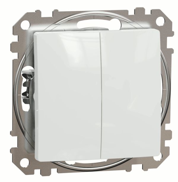 Перемикач 2-кл Schneider Sedna Design SDD111108 Білий