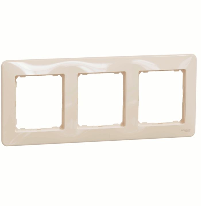 Рамка 3-на Schneider Sedna Design SDD312803 Бєжевий SDD312803