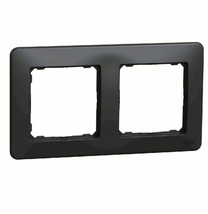 Рамка 2-на Schneider Sedna Design SDD314802 Чорний SDD314802