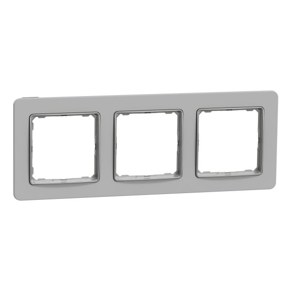 Рамка 3-на Schneider Sedna Elements SDD393803 Матова глина сірий
