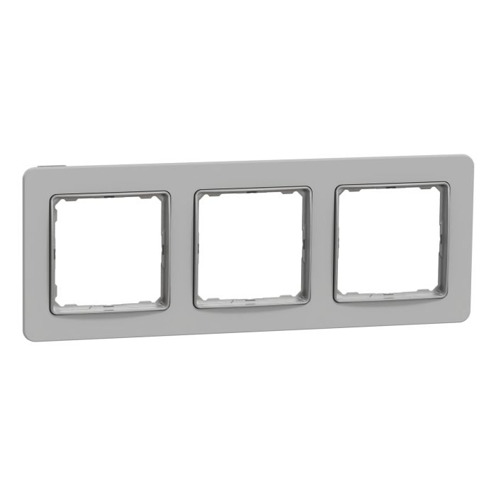 Рамка 3-на Schneider Sedna Elements SDD393803 Матова глина сірий