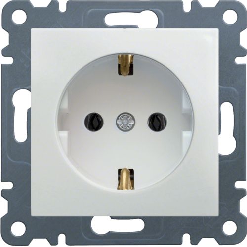 Розетка з з/к Lumina біла 16А/230В WL1050