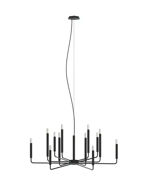 Люстра Nowodvorski 11462 Orto XII A E14 12x10W IP20 чорний