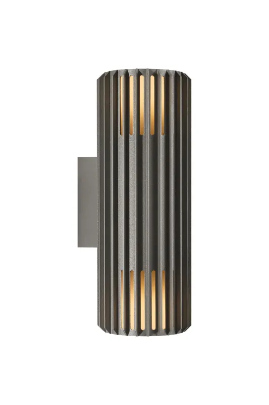 Настінний вуличний світильник NORDLUX 2418121250 Aludra Double Антрацит (23748)