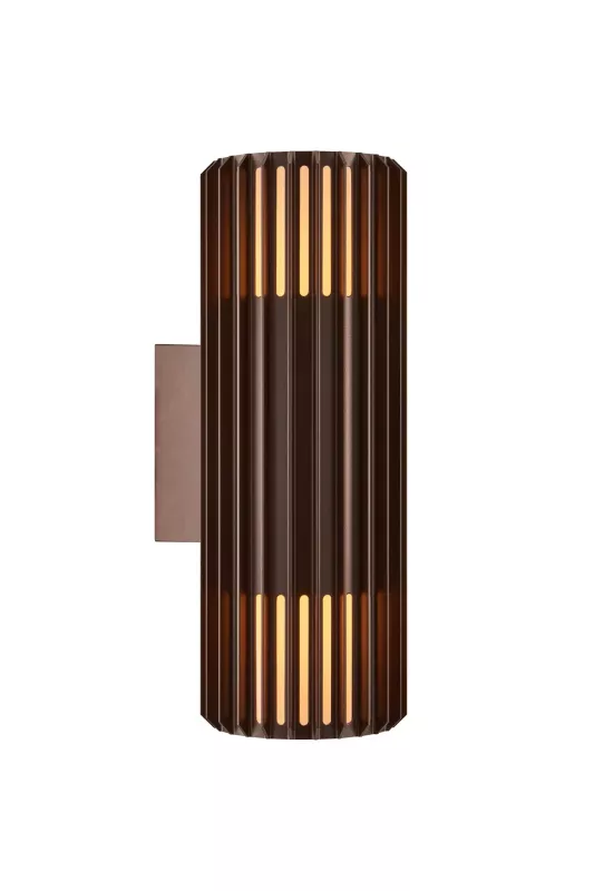 Настінний вуличний світильник NORDLUX 2418121261 Aludra Double Коричневий (23770)