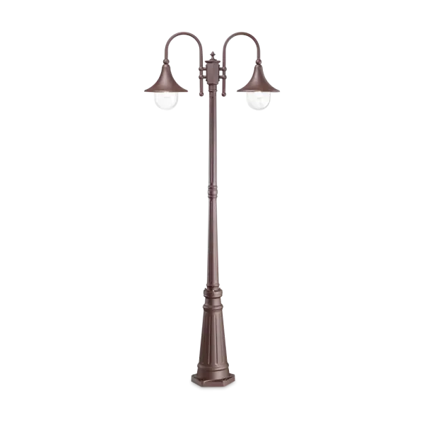 Вуличний світильник Ideal Lux 246840 Cima PT2 Coffee (12414)