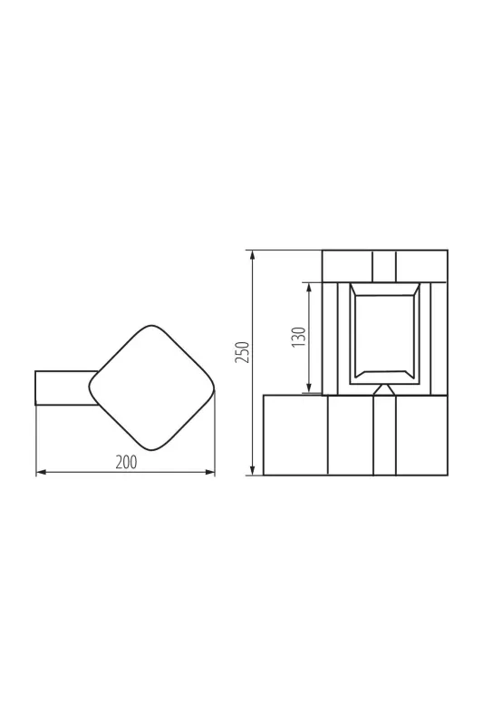 Бра Kanlux 36552 Pevo EL 25 GR (58156) kanlux-36552